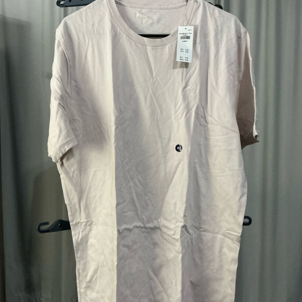 Hollister Core Fit Men's Pink T-Shirt